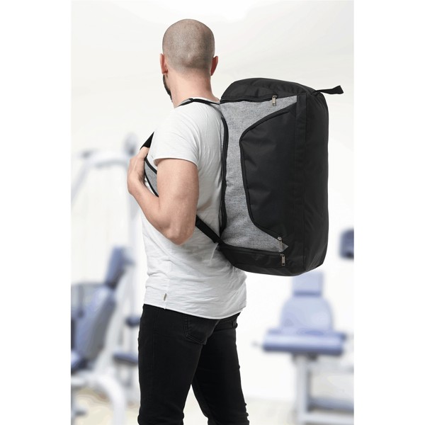 Sporttasche 2 In 1 - Grau / Schwarz