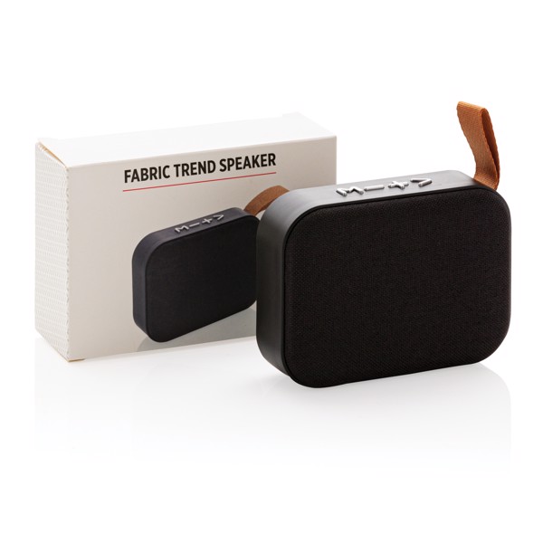 Fabric trend speaker - Black / Black