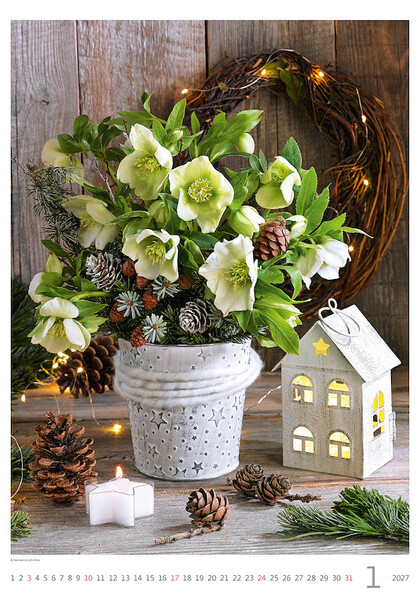 Calendar Magic Flowers