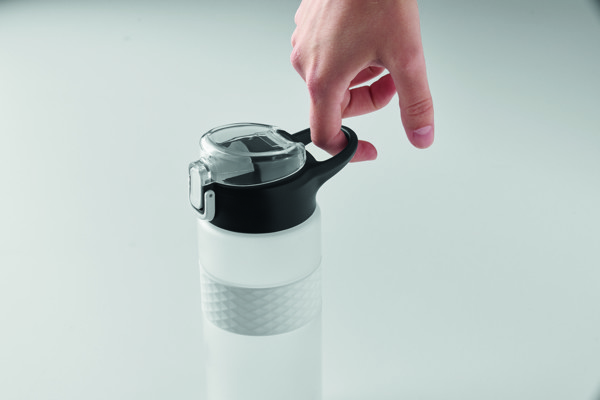 Garrafa de bebida RPET 700ml Isjforden - Branco Transparente