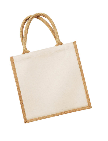 Printers' Midi Jute Bag - Black / ONE SIZE