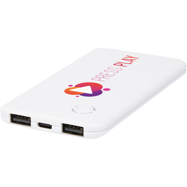 Slender 4000 mAh flache Dual Powerbank