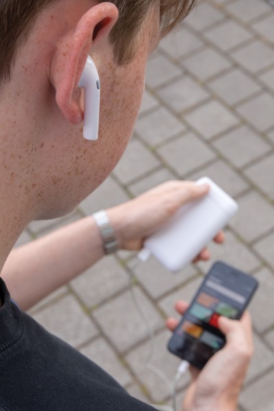 TWS sluchátka Liberty s powerbankou 5 000 mAh