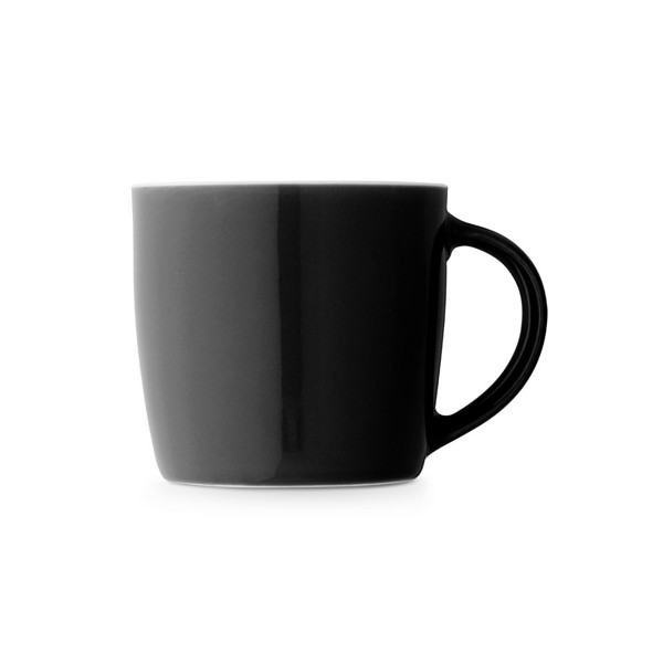 COMANDER. Ceramic mug 370 ml - Black