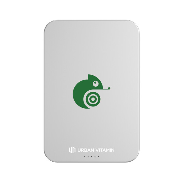 Urban Vitamin Compton  RCS plastic/alu 10.000 mah powerbank - Silver