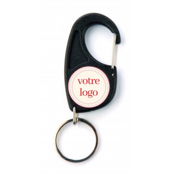 MOUSQUETON French key ring - Black