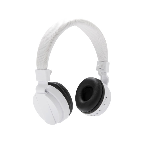 Foldable wireless headphone - White
