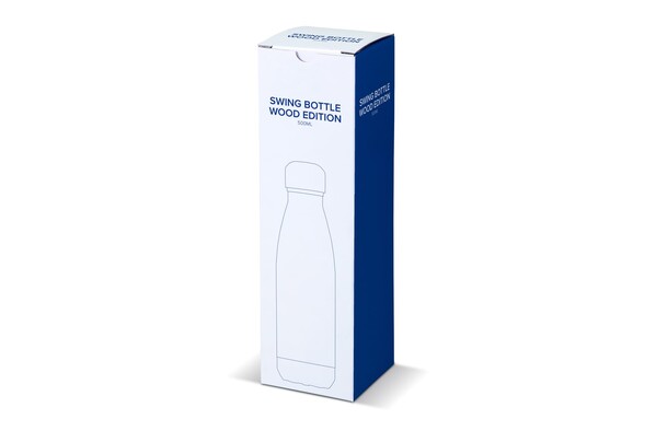 Bouteille isotherme Swing ”bambou”  500ml - Bois