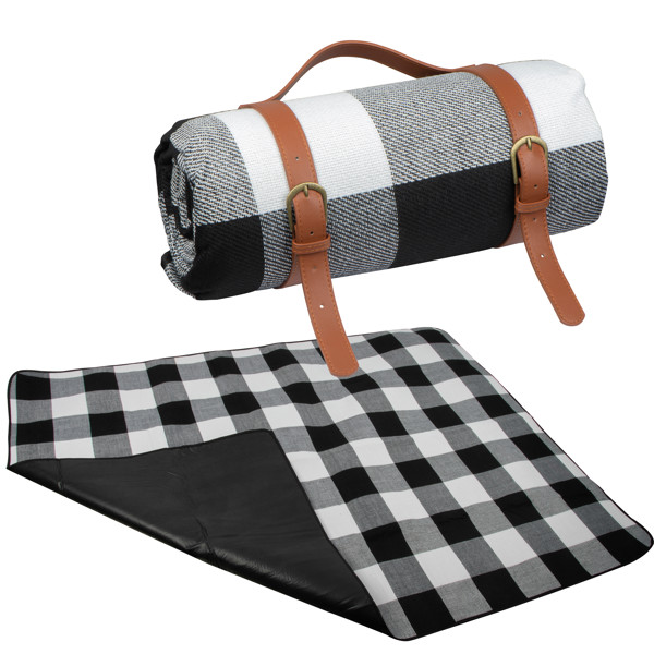 LINDA Patură picnic cu mâner - Multicolored