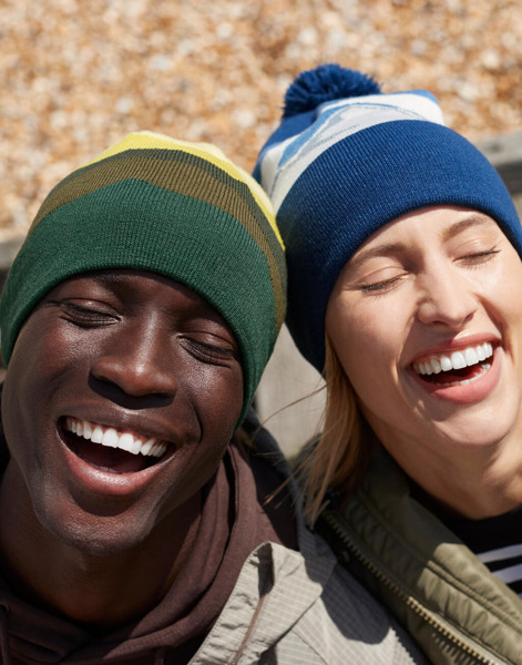 Berretto Mountain Peaks Pon Pon - Alpine Peaks / ONE SIZE