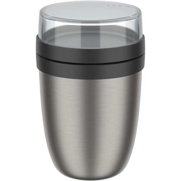 Izolovaná nádoba na obed 2.0 Mepal Ellipse 500+200 ml  - Čierna