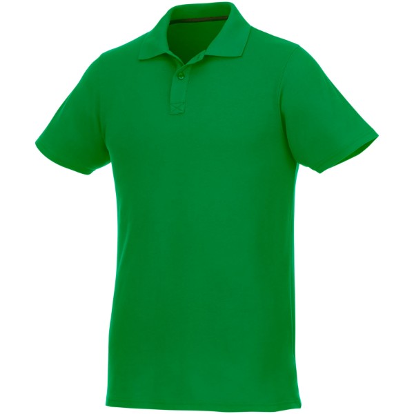 Helios - koszulka męska polo z krótkim rękawem - Zielona paproć / S
