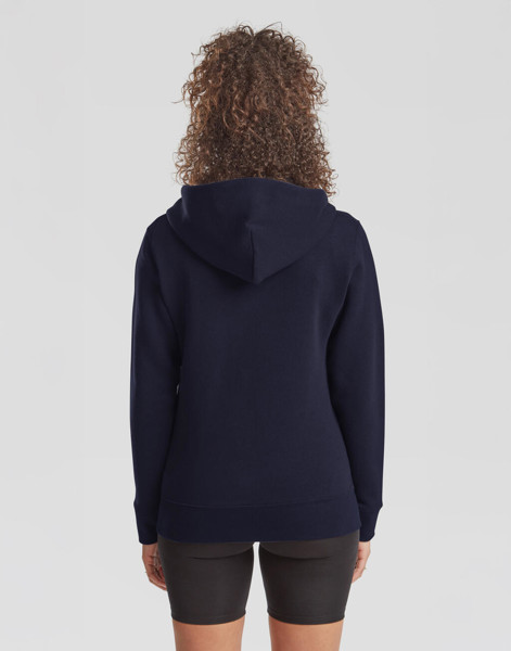 Premium Hooded Sweat Jacket Lady-Fit - White / M (12)