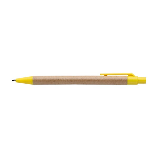 Notebook Stella | Recycled cardboard | Lined | With ballpen - yellow