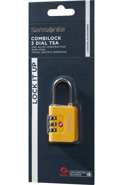 Samsonite - Ta Revolution Combilock 3 Dial Tsa - Yellow