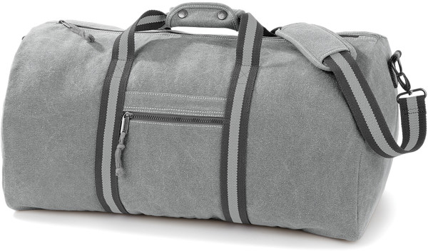 Εκλεκτής ποιότητας τσάντα ταξιδιού από καμβά Quadra | QD 613 - Vintage Light Grey