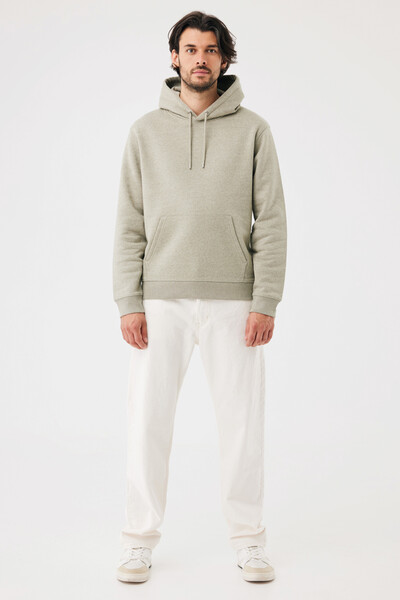 IQONIQ Joshua recycled cotton hoodie - Light Heather Green / XXS