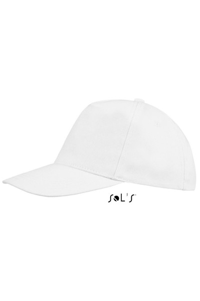 Sol's Buzz - Five Panel Cap - White