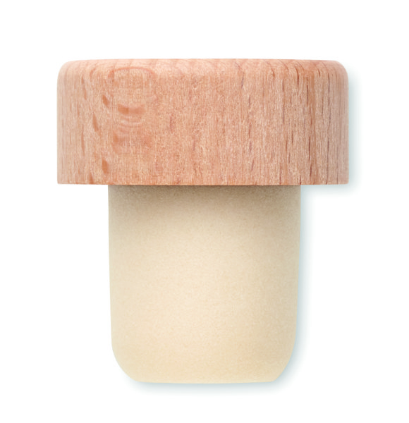 Zamašek za steklenice Bopper, bukov les, Ø25mm