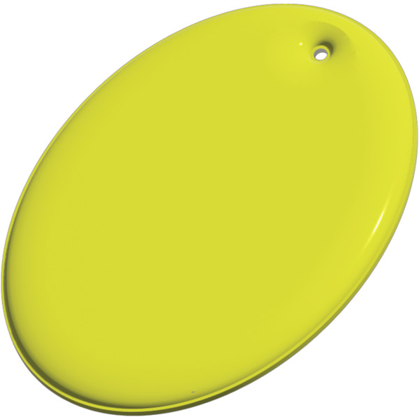 Pendente refletor de PVC oval RFX™ - Amarelo neón