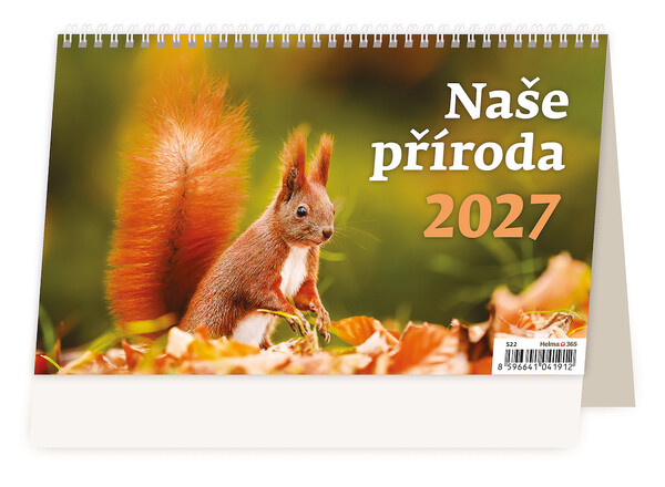 Stolní kalendář Naše příroda 2027