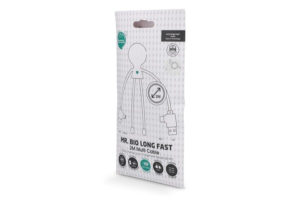 2092 - Xoopar Mr Bio Long 60 W PD Multi Charging Cable 2 Meter
