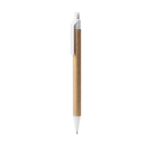 Ballpen Alder - White / BLUE INK