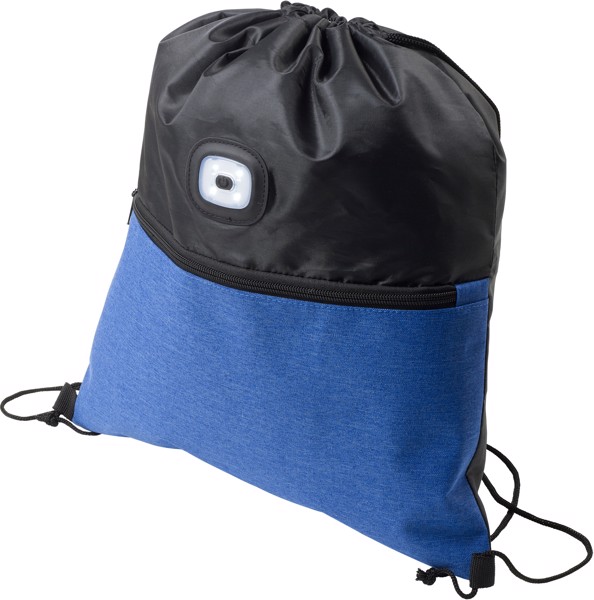Polyester (300D) drawstring backpack - Black