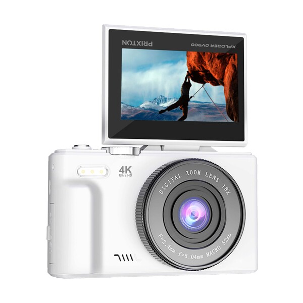 Câmera digital 4K XPLORER Prixton DV900 - Branco