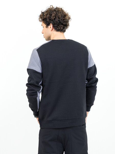 Printer Prime Crewneck Black/Anthra XS