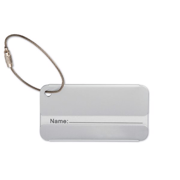 MB - Aluminium luggage tag Taggy