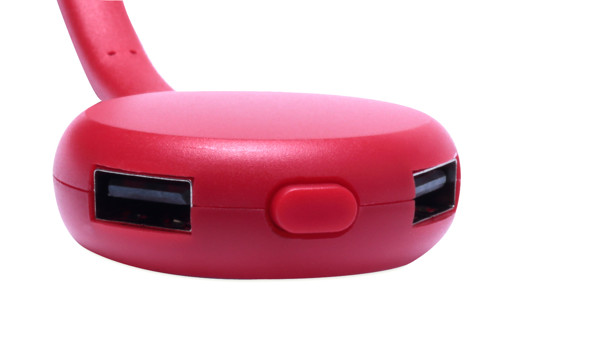 Lámpara Puerto USB Ticaro - Rojo