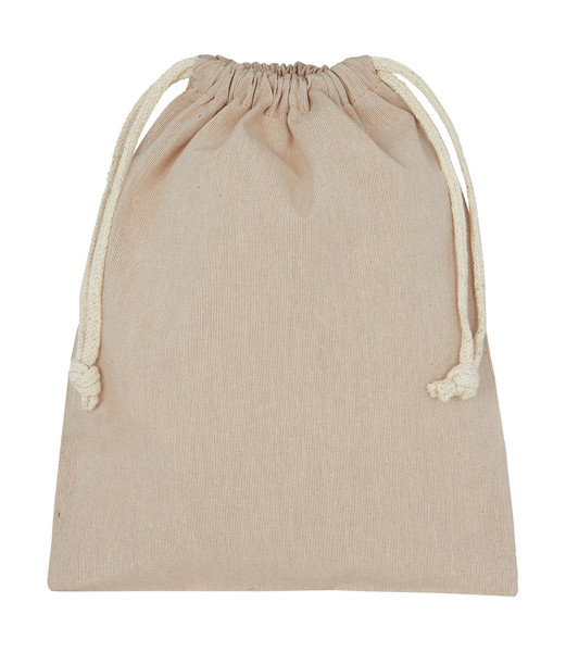 Recycled Cotton / Polyester Stuff Bag - Natural Heather / 2XS (10X14)