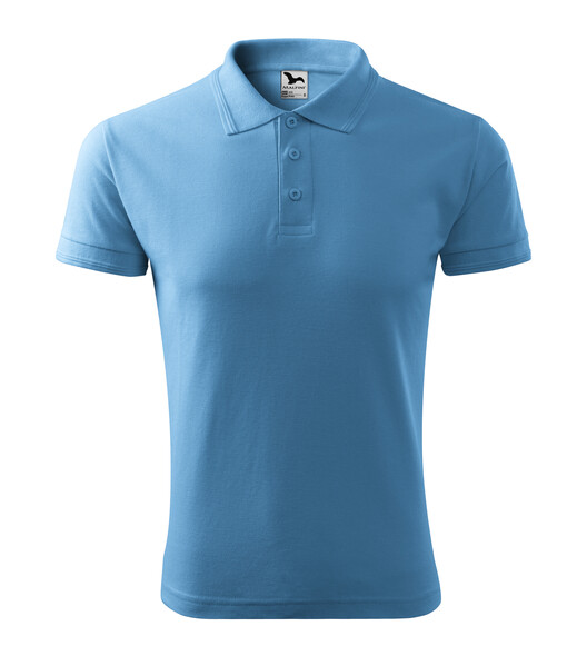 Polokošile Pánská Malfini® Pique Polo - Azurově Modrá / 3XL