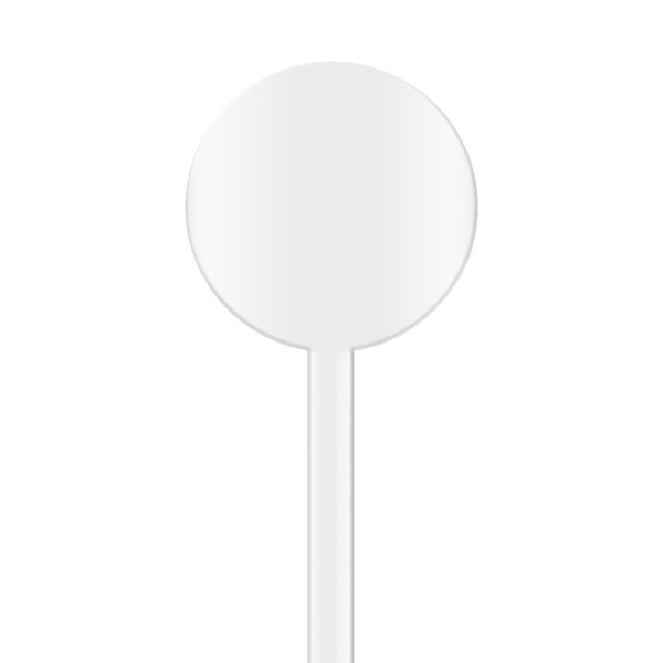 COCKTAIL STIRRER 190mm SPATULA END - Blanc opaque / 