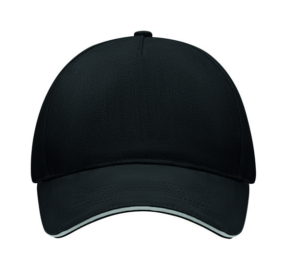 Casquette à 5 pans Long Beach Singa - Blanc/Noir