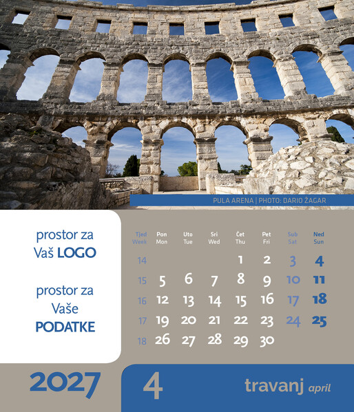 Stolni CD kalendar – Jadranski gradovi