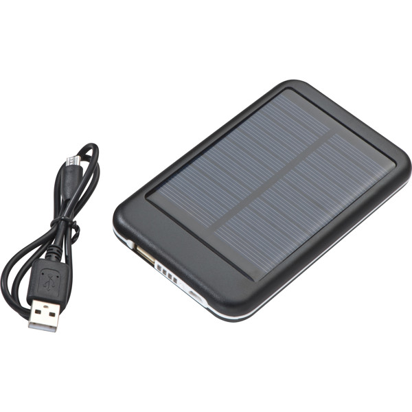 Solar powerbank LEONARD - Black