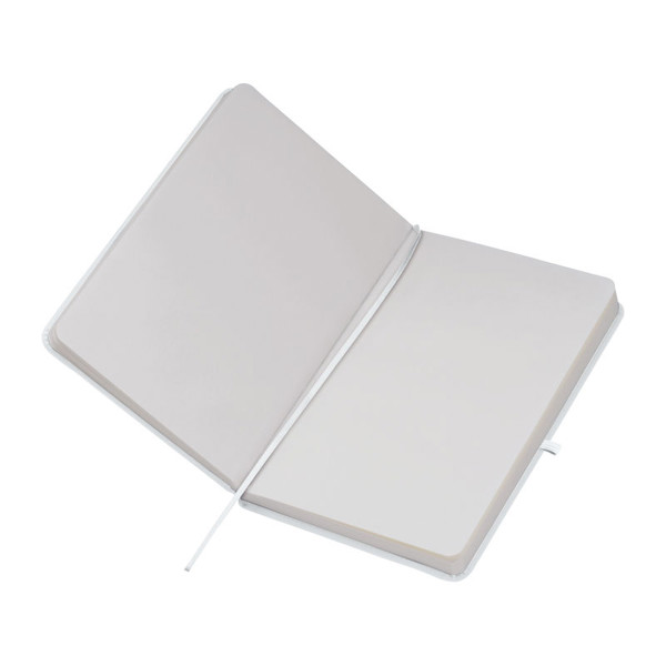A5 Soft PU Notebook Kiel - White