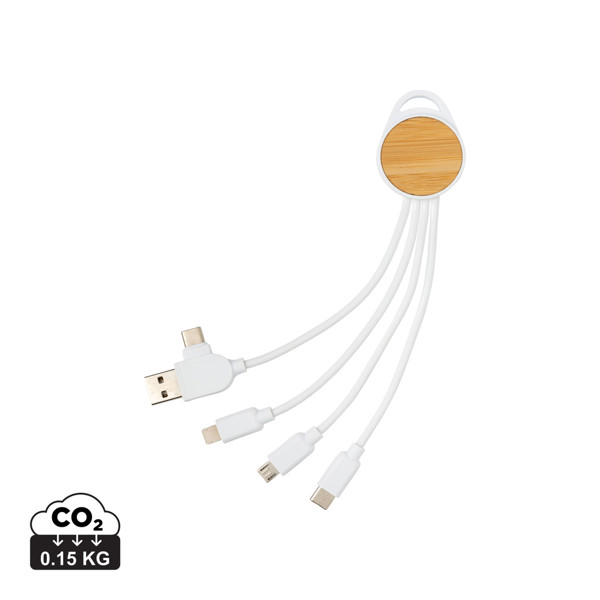 XD - RCS recycled plastic Ontario 6-in-1 round cable