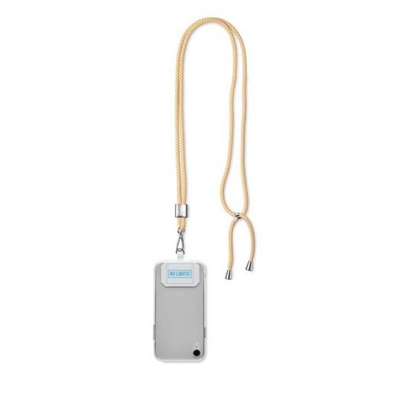 Cordão cruzado para telemóvel - Lanyard