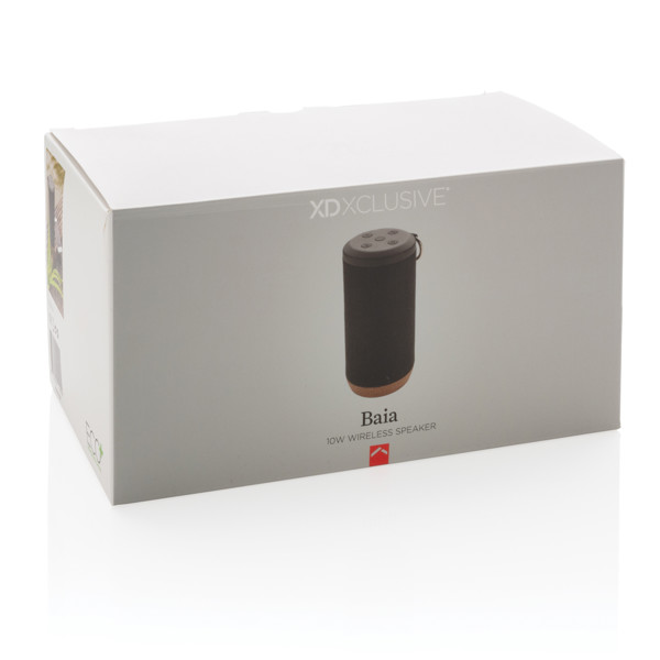 Baia 10W wireless speaker, cork