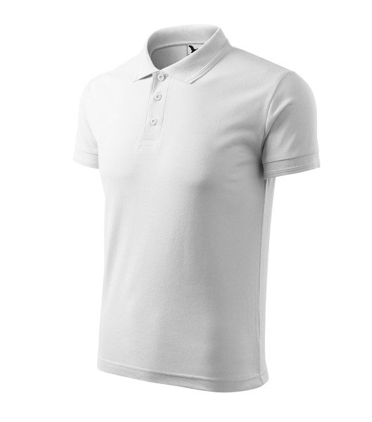 Polo Shirt Men’s Malfini Pique Polo - White / 2XL