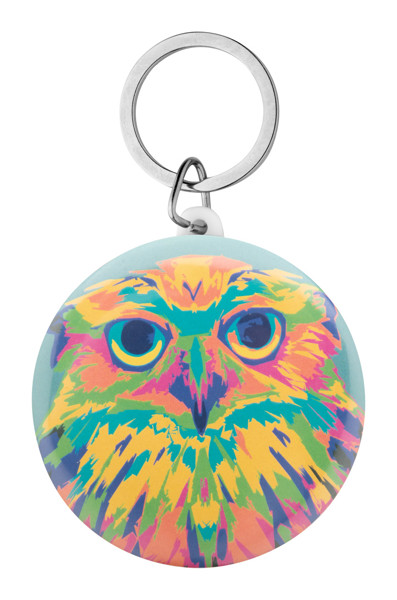 Pin Button Keyring KeyBadge Maxi