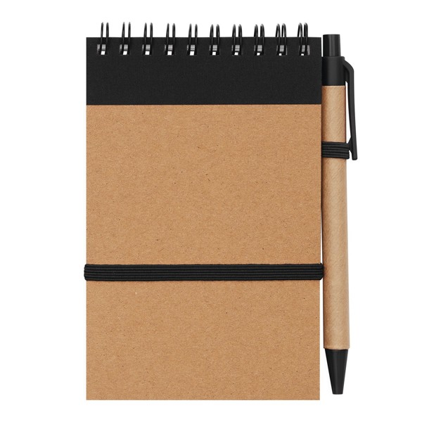 Notizringbuch Recycle M - Schwarz