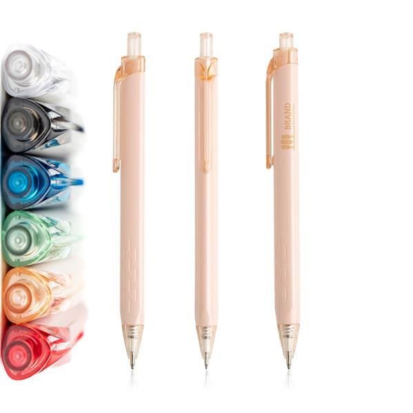 Esferográfica Triangular Em Plástico - Branco