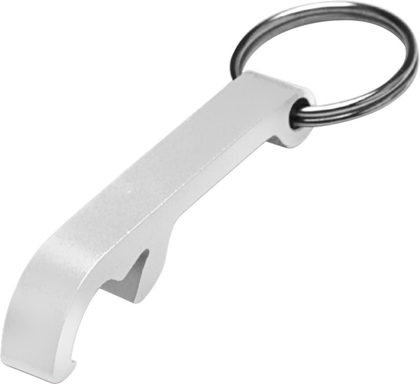 Metal 2-in-1 key holder - Silver