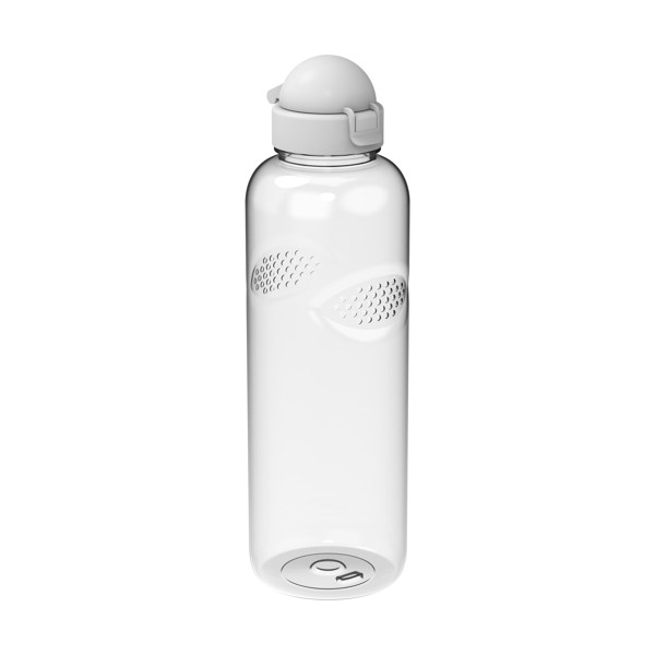 Drinking Bottle Carve "Junior", 1 Litre, Renew - Transparent / White