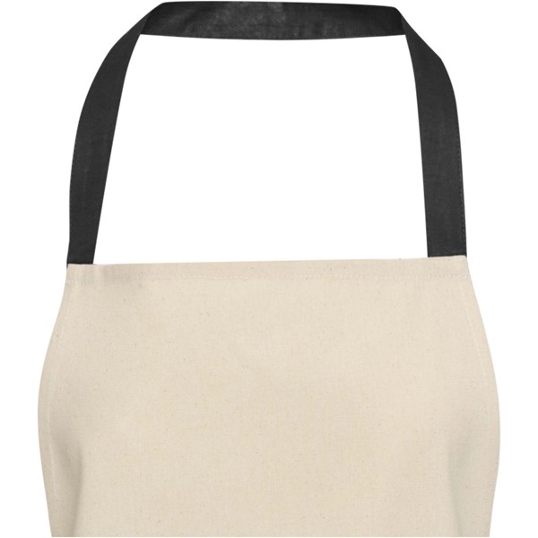 Tablier Nia en coton recyclé 200 g/m² - Noir