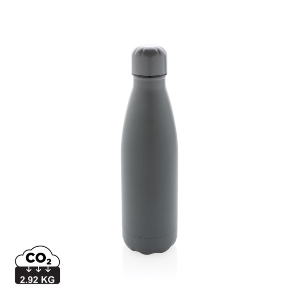 Bouteille isotherme en acier 500ml - Gris